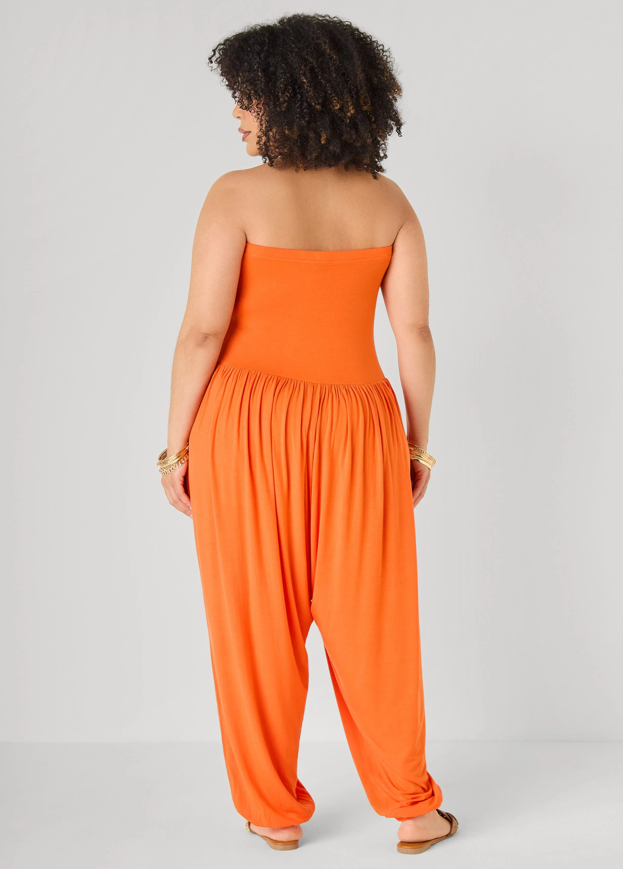 Strapless Harem Leg Jumpsuit - Image 3