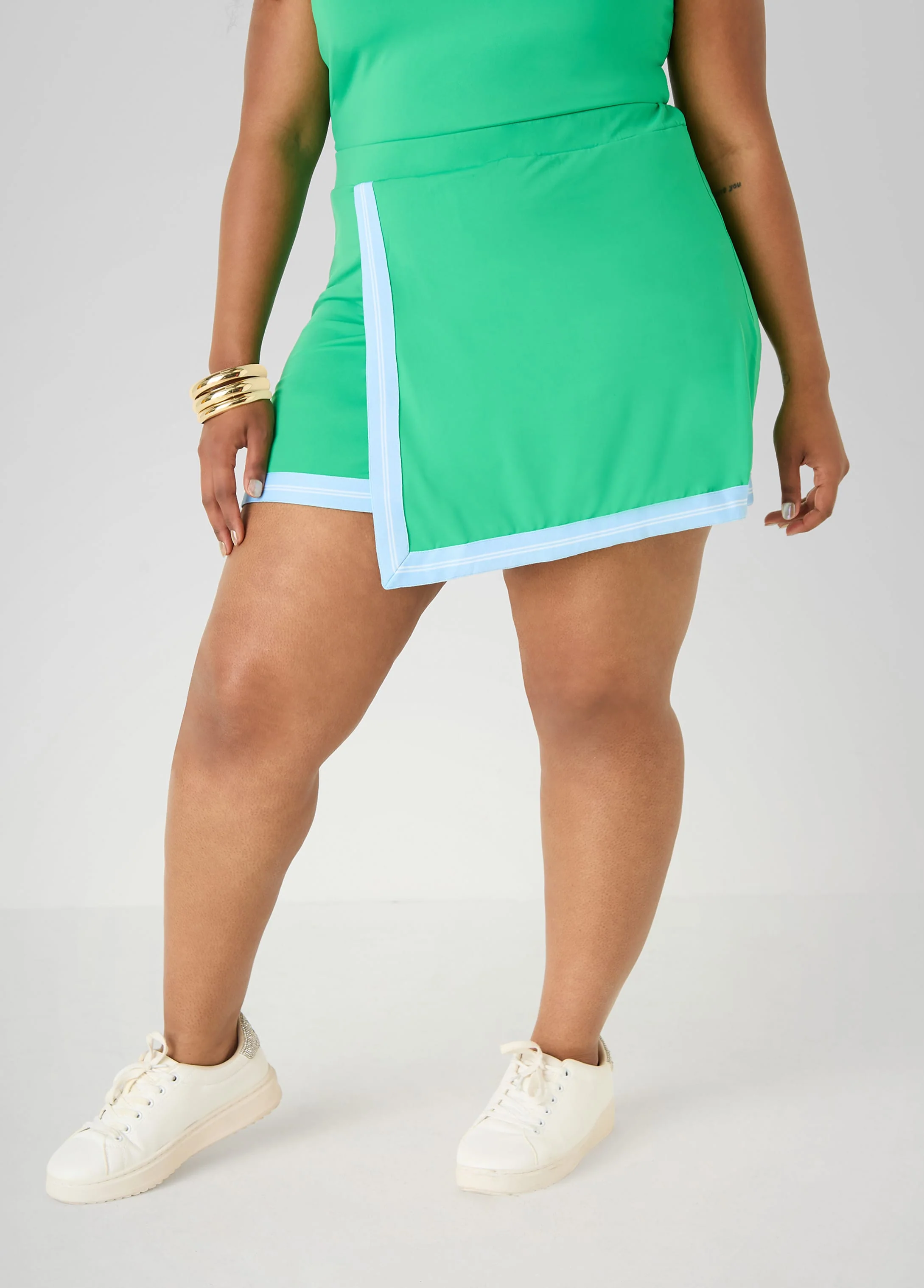 Two Tone Tennis Skort - Image 7