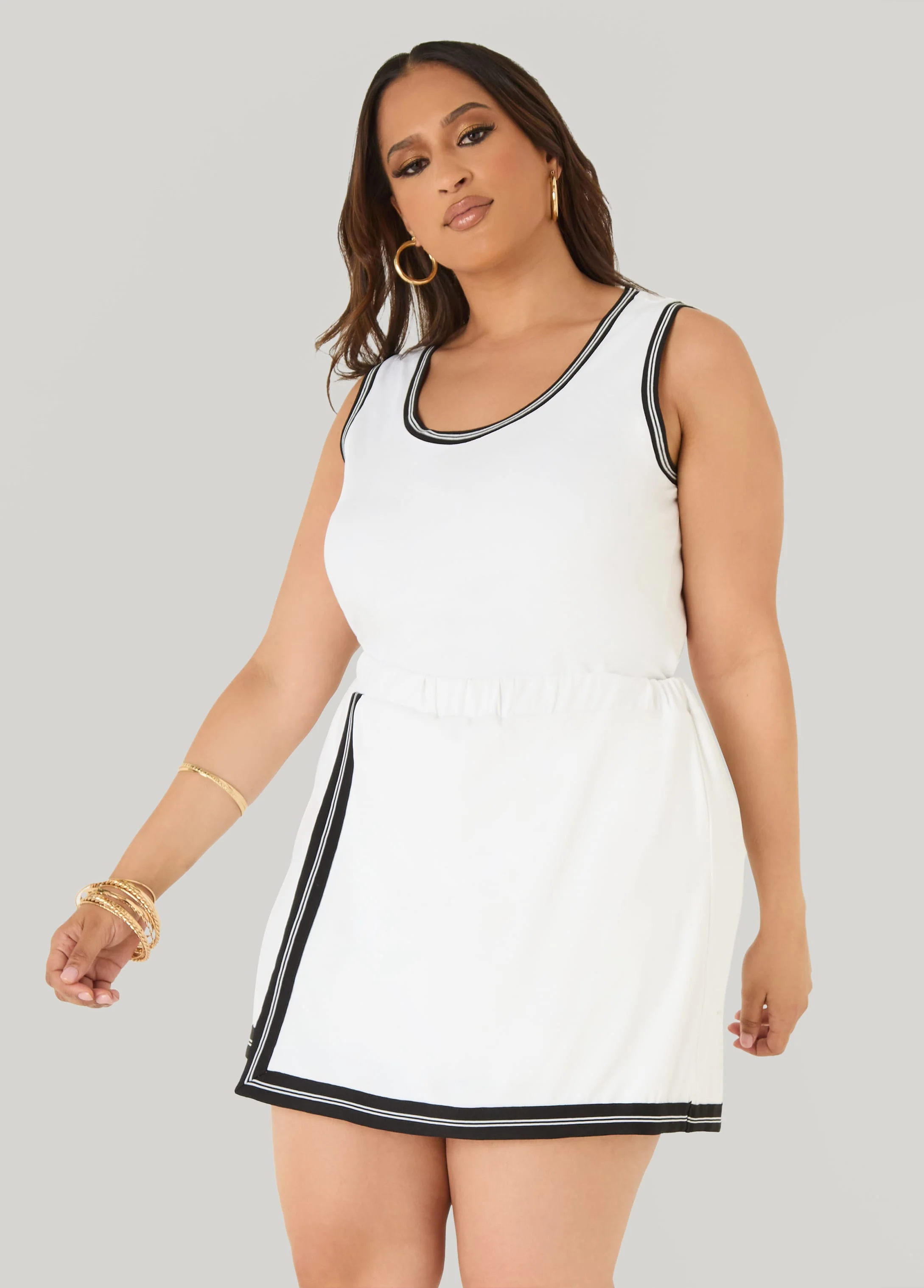Two Tone Tennis Tank - Image 9