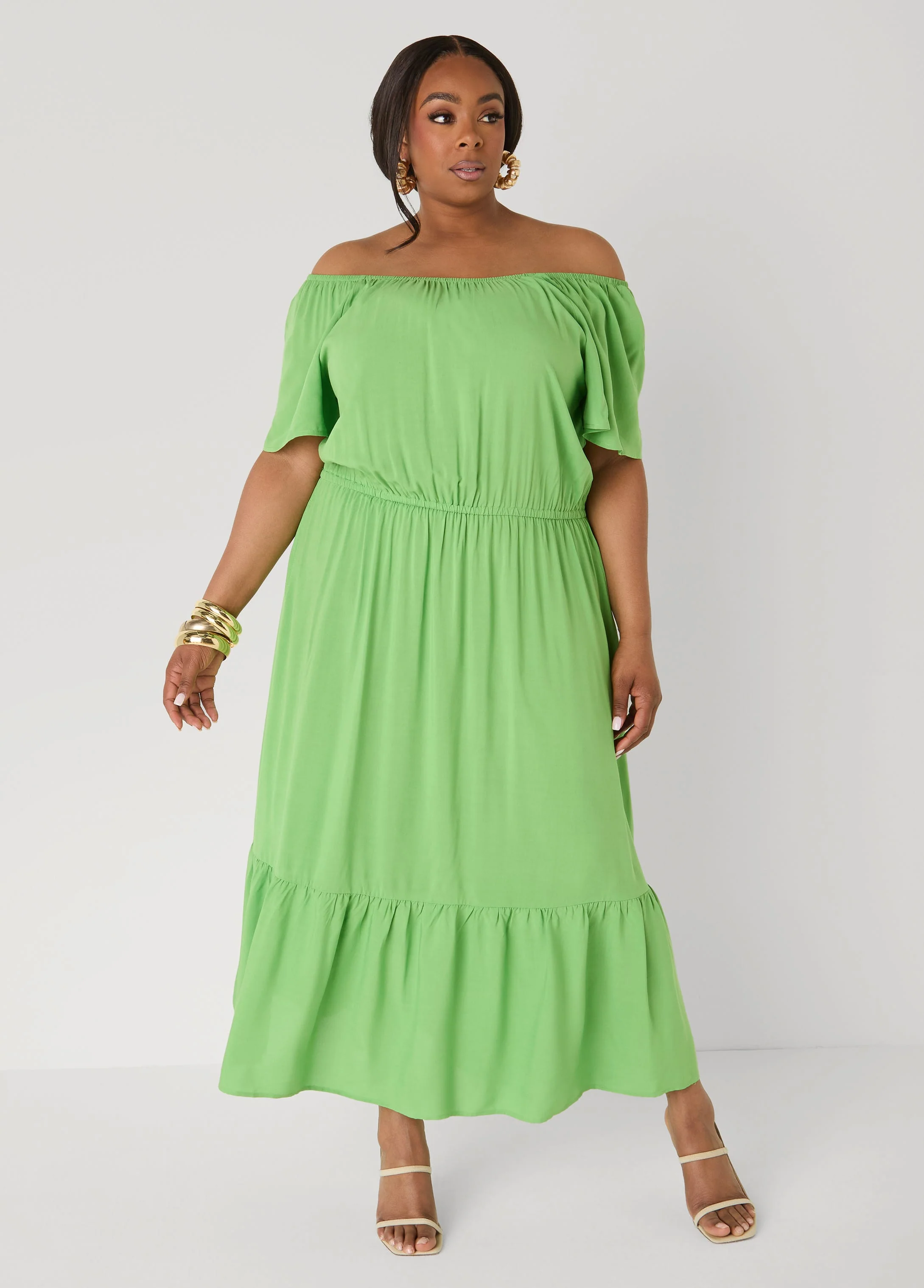 Off The Shoulder Maxi Dress - Image 7