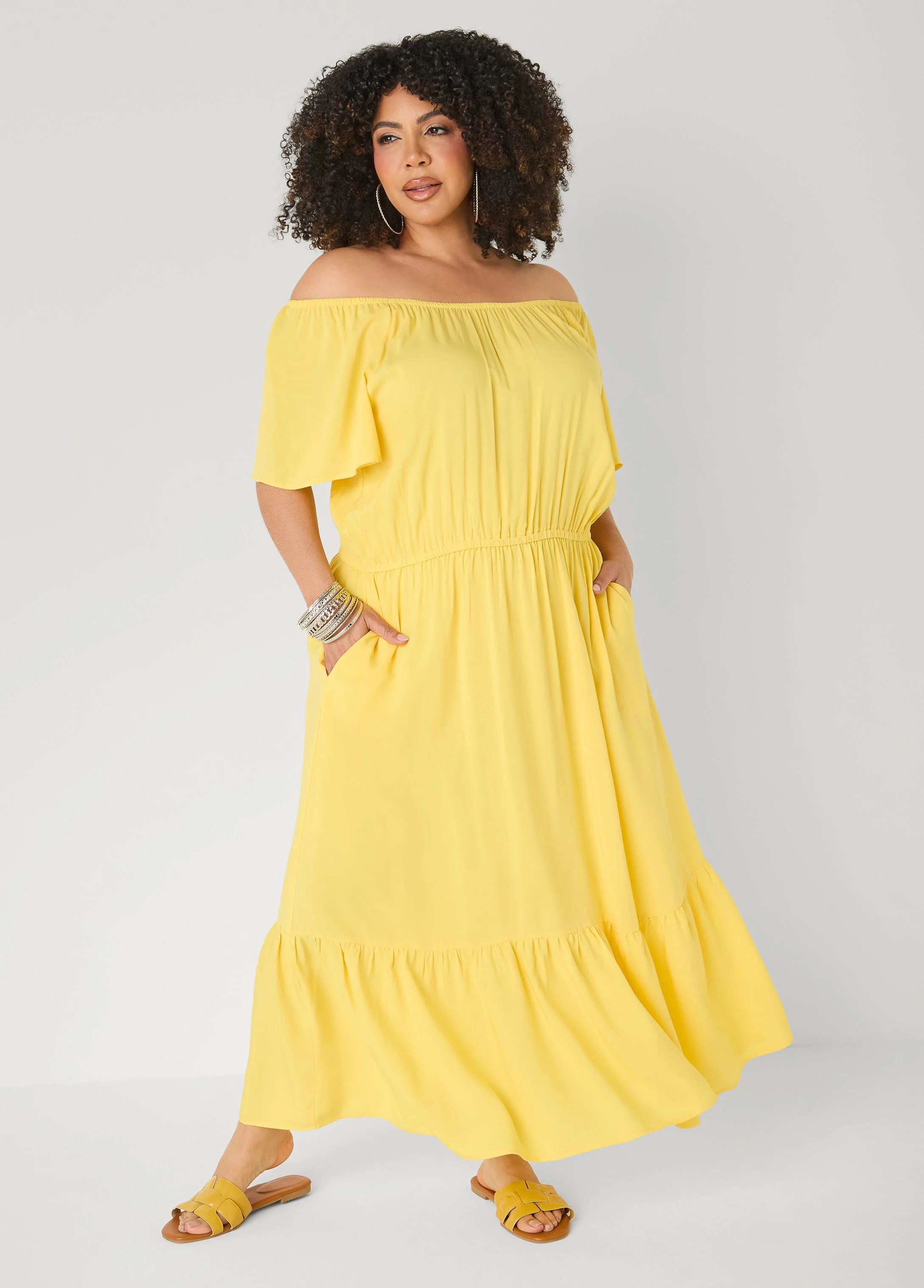 Off The Shoulder Maxi Dress - Image 8