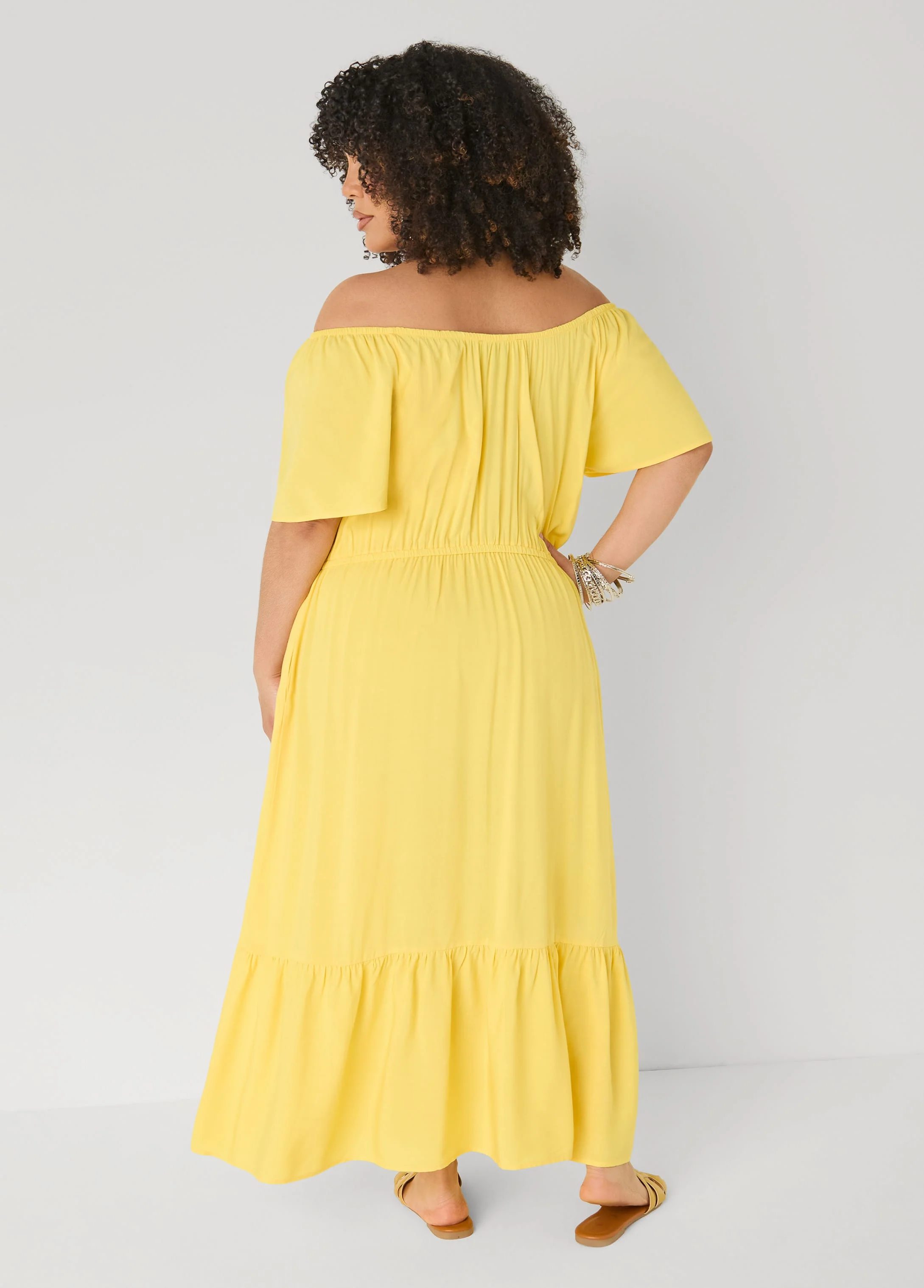 Off The Shoulder Maxi Dress - Image 9
