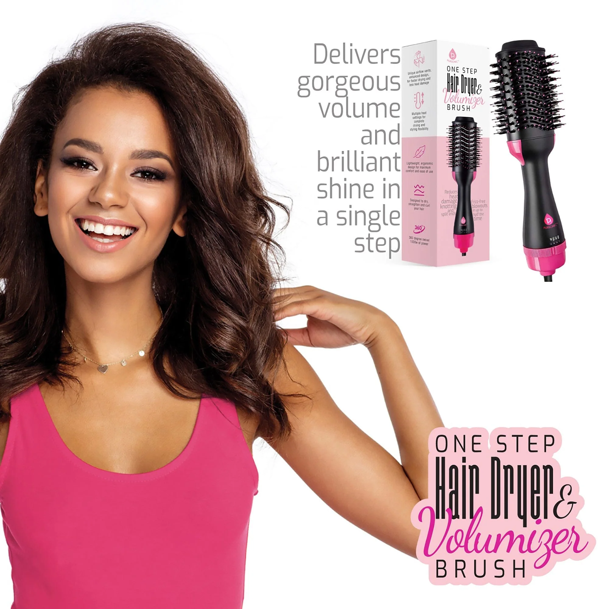 Pursonic Hair Dryer And Volumizer Brush - Image 3