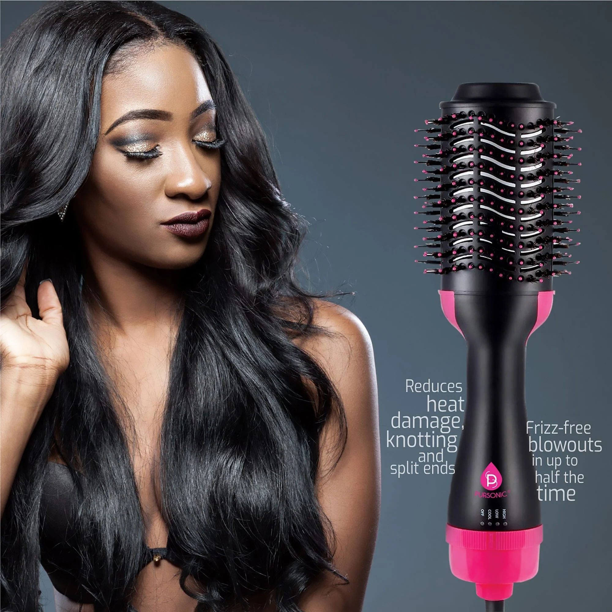 Pursonic Hair Dryer And Volumizer Brush - Image 4