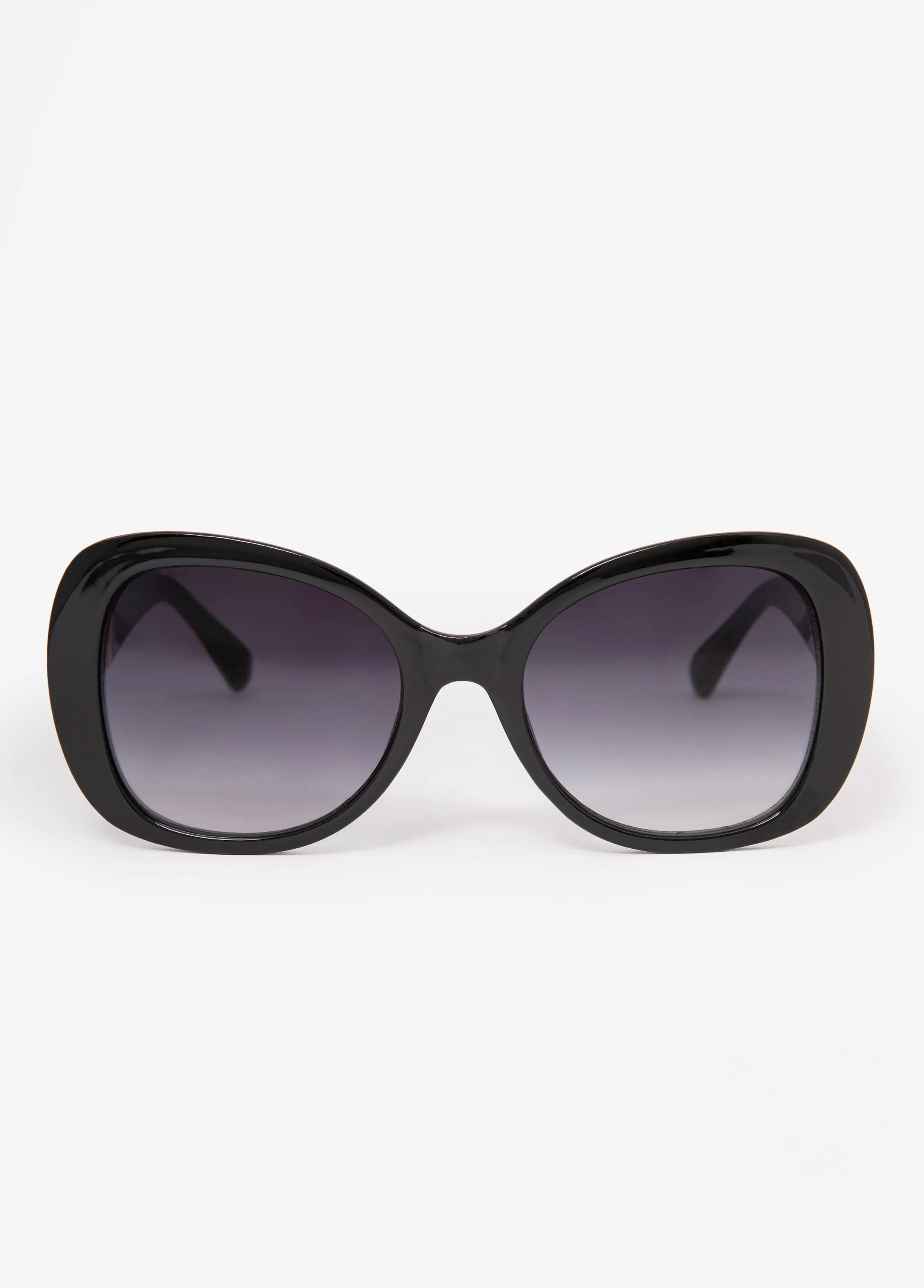 Chain Trim Round Frame Sunglasses - Image 3