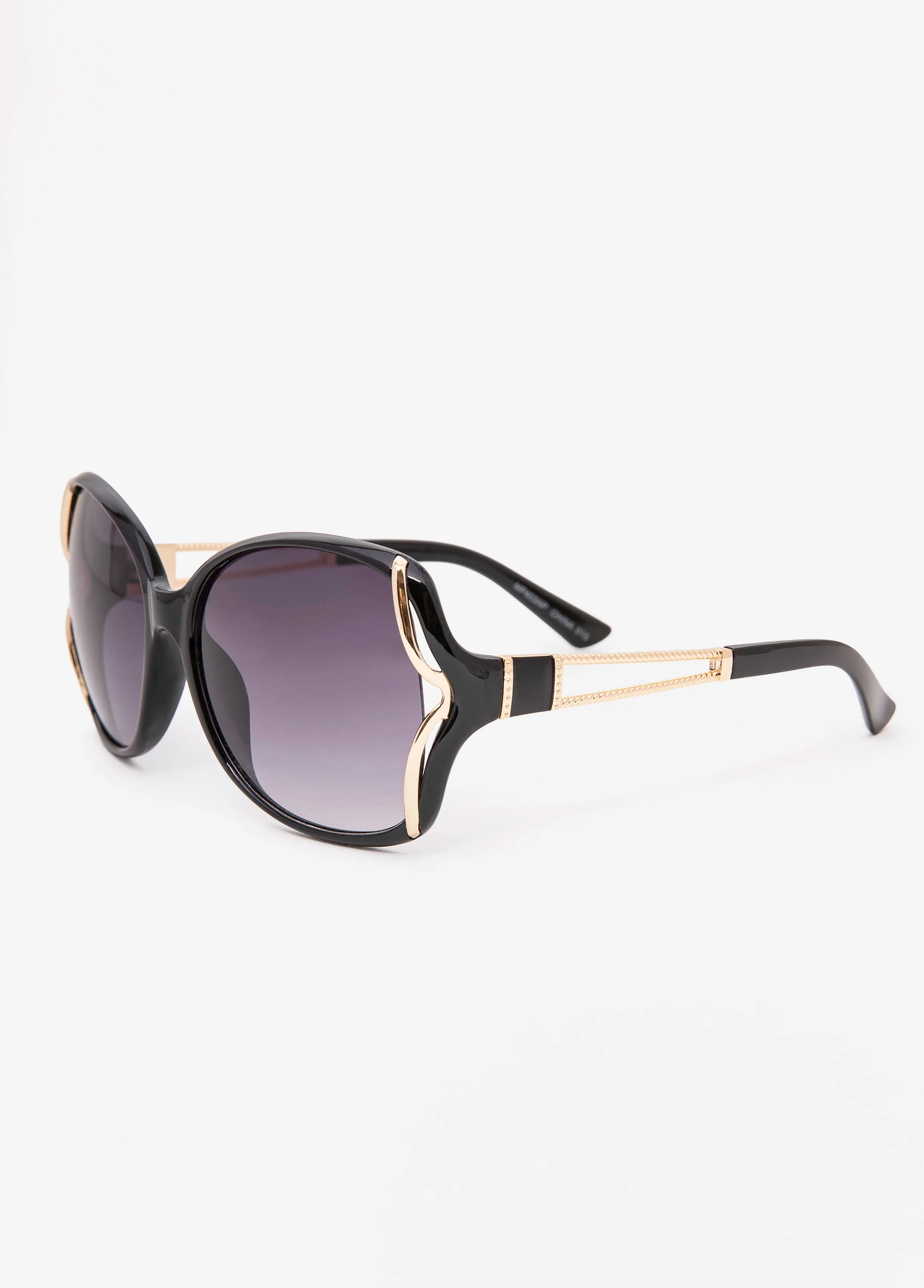 Cutout Round Sunglasses - Image 3