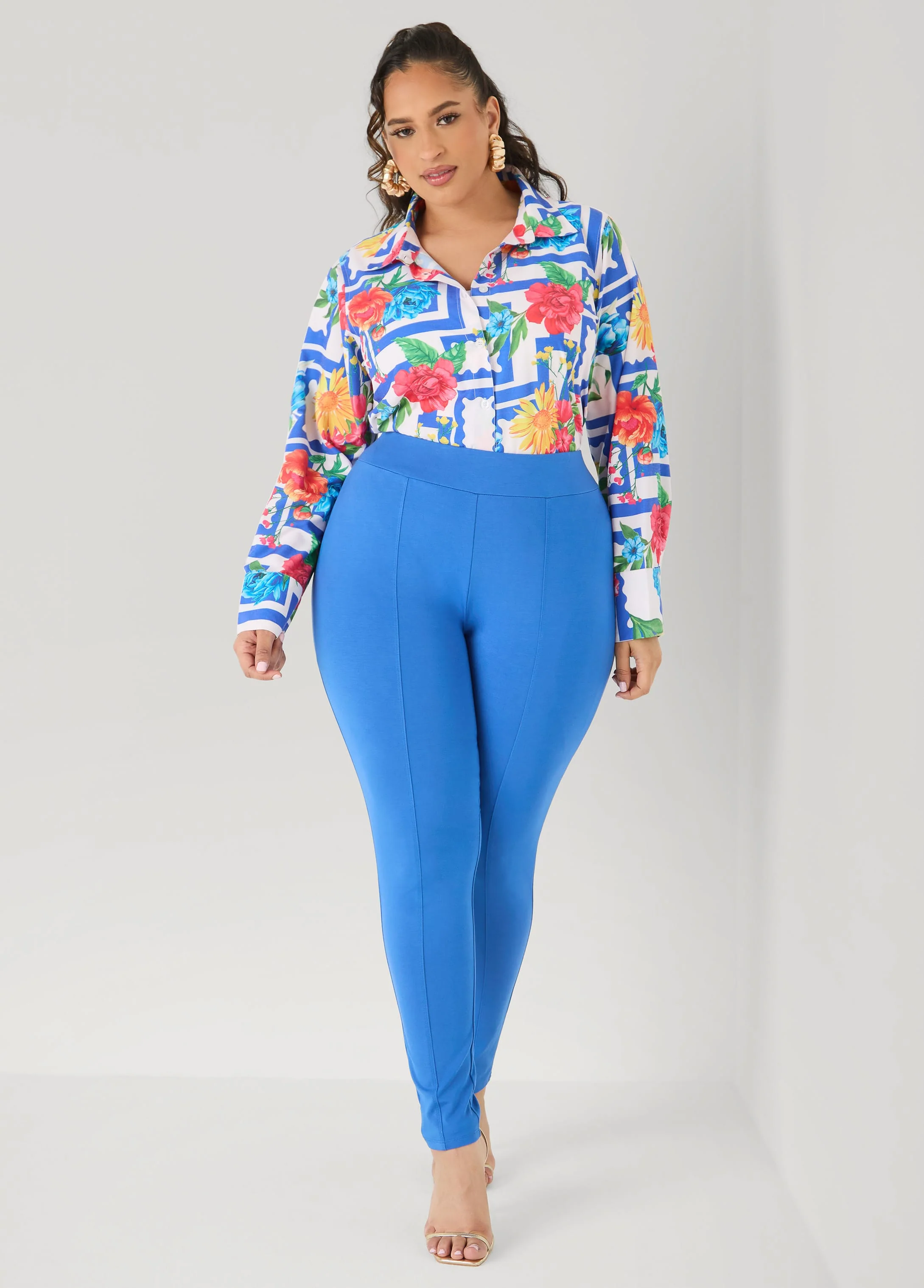 Seamed Ponte Leggings - Image 6