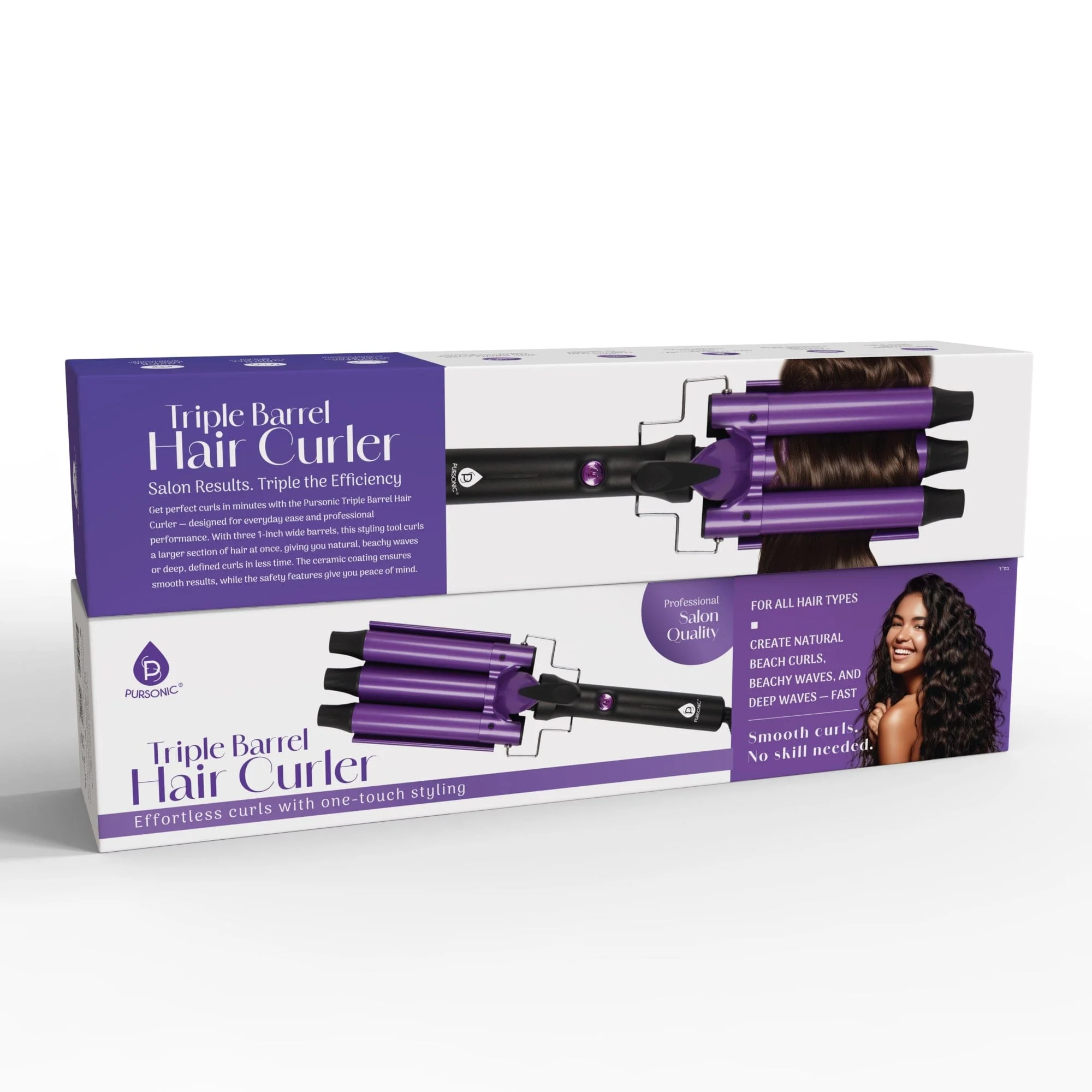 Pursonic Triple Barrel Hair Curler - Image 4