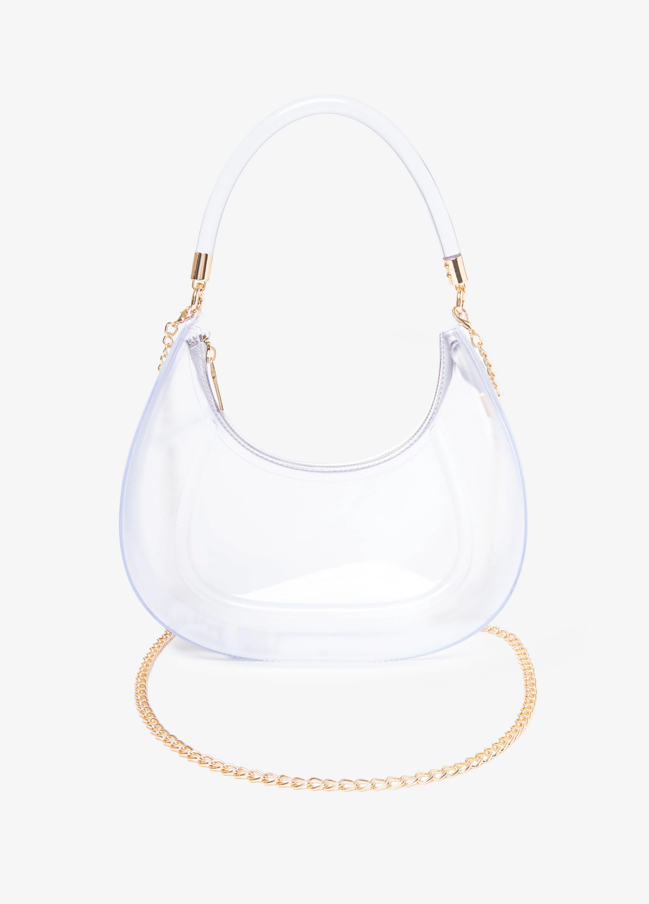 Clear Top Handle Shoulder Bag - Image 3