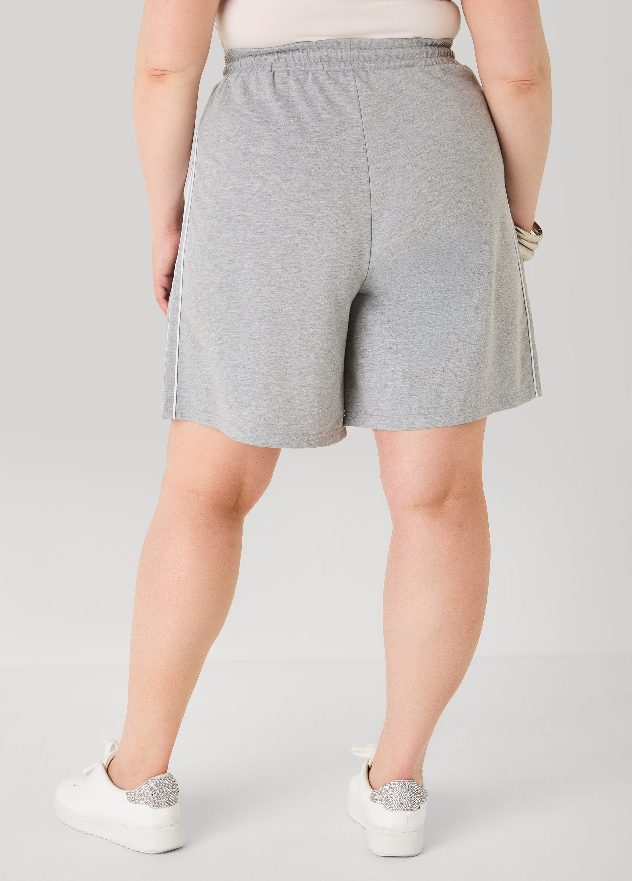 Piped French Terry Shorts - Image 6