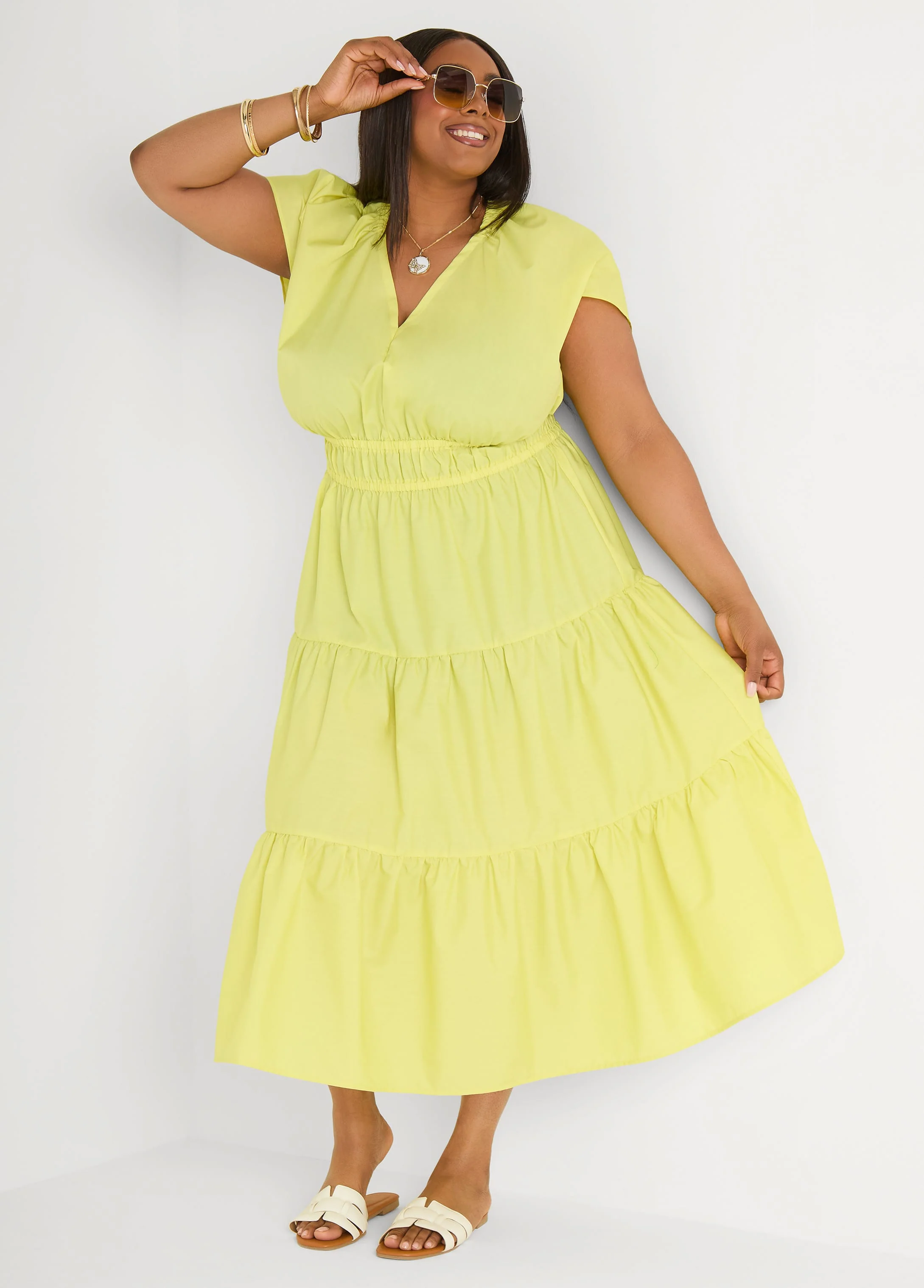 Tie Back A Line Maxi Dress - Image 4