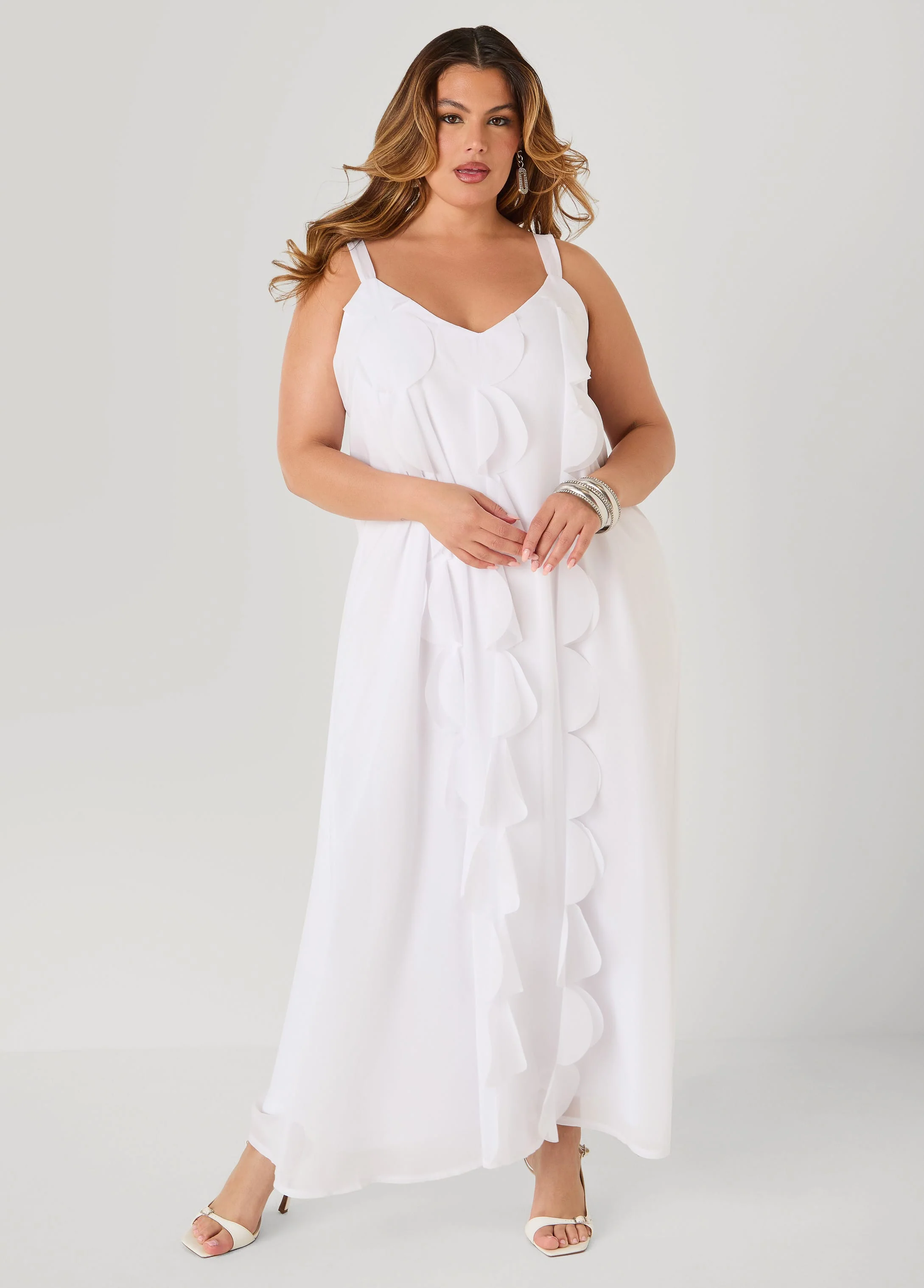 Appliqued Maxi Dress - Image 3