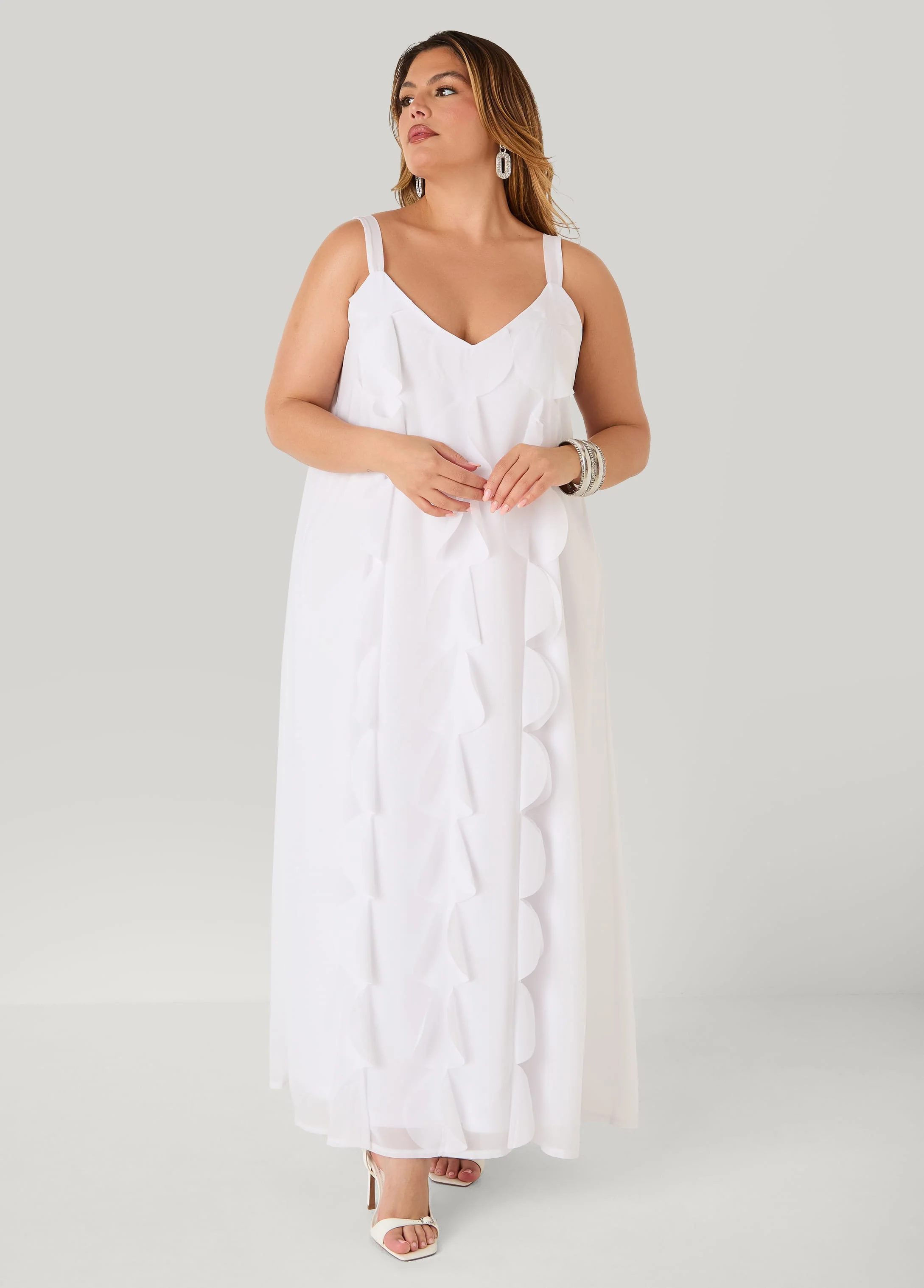 Appliqued Maxi Dress - Image 4