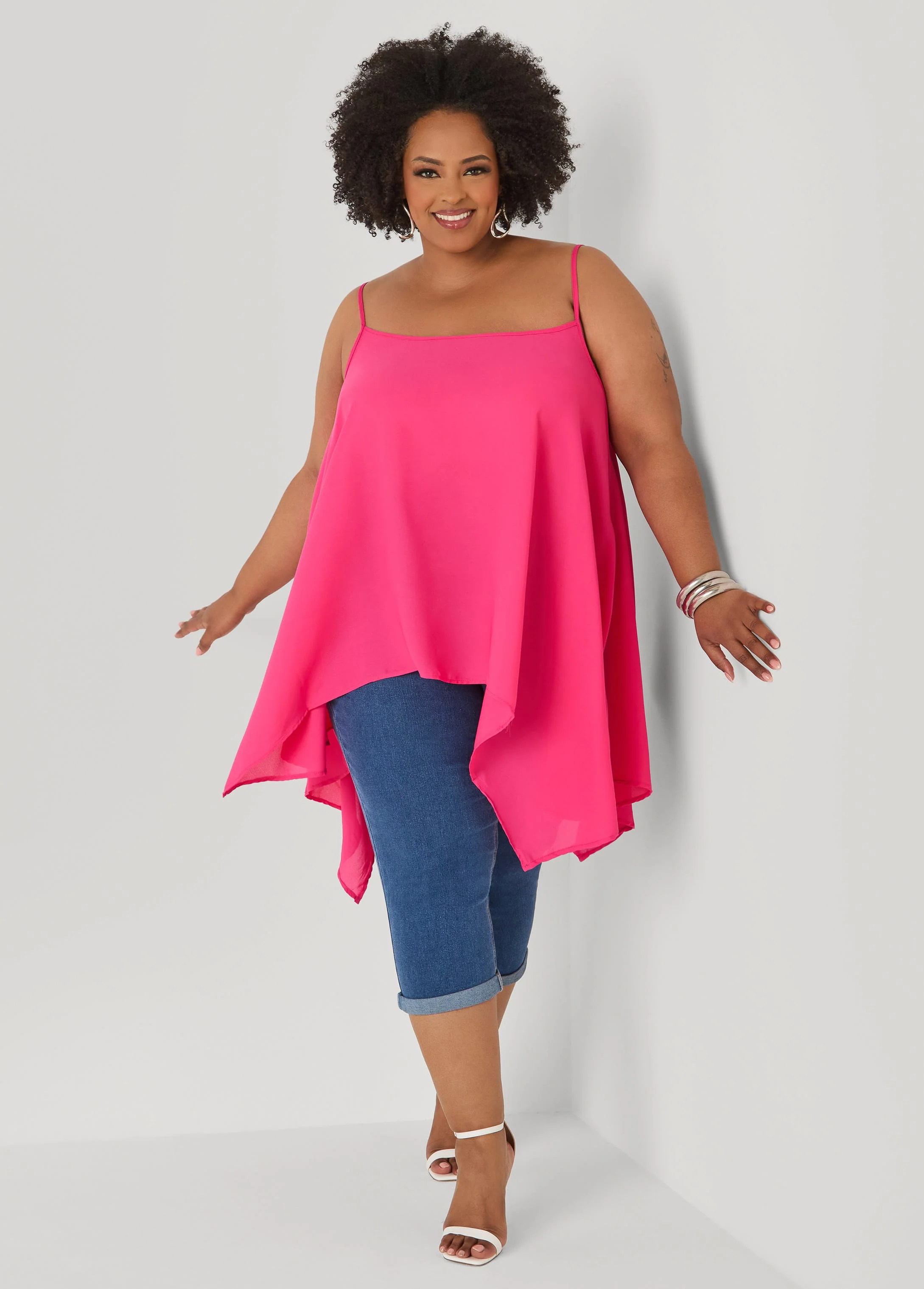 Crepe Handkerchief Tank - Image 4