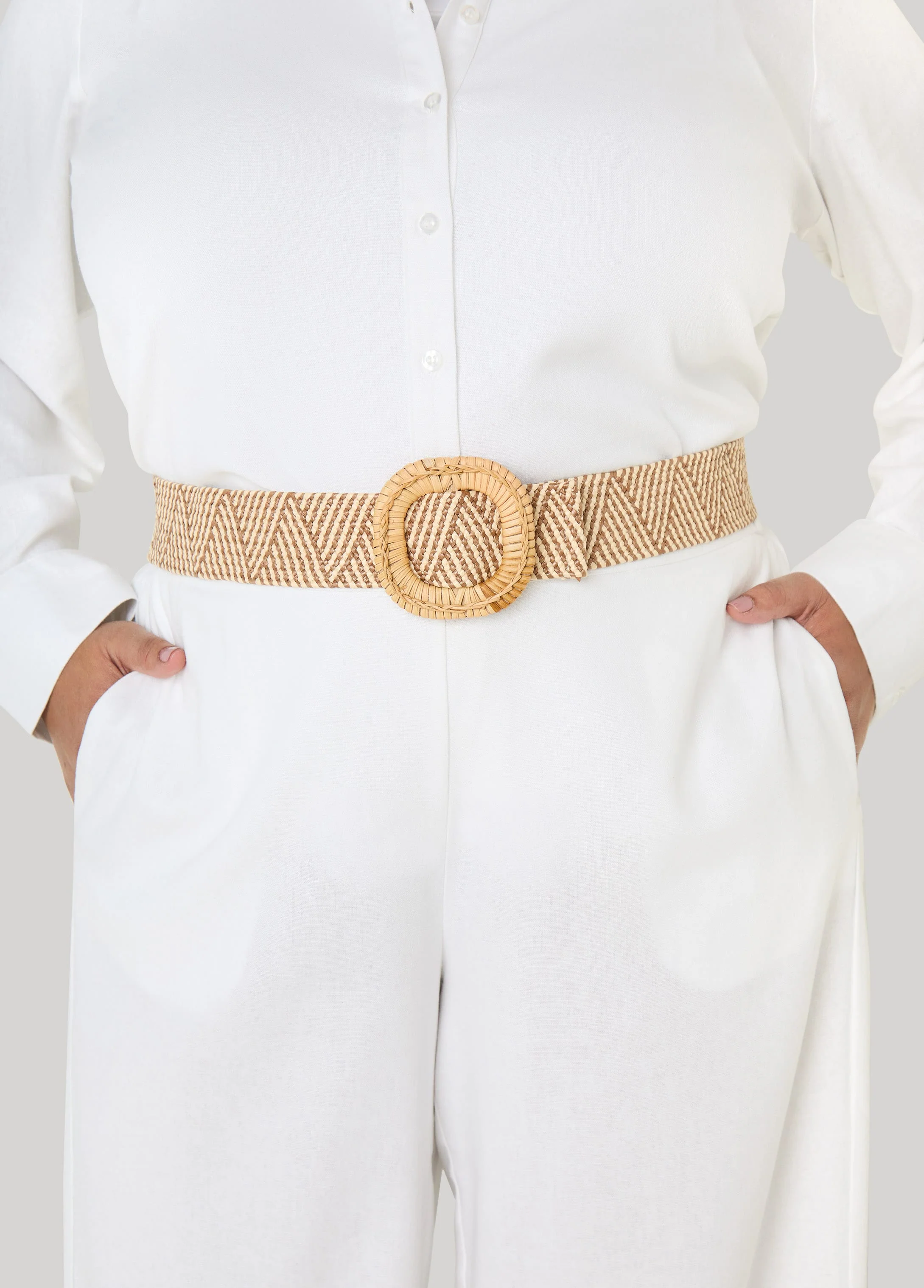 Raffia Stretch Belt - Image 2