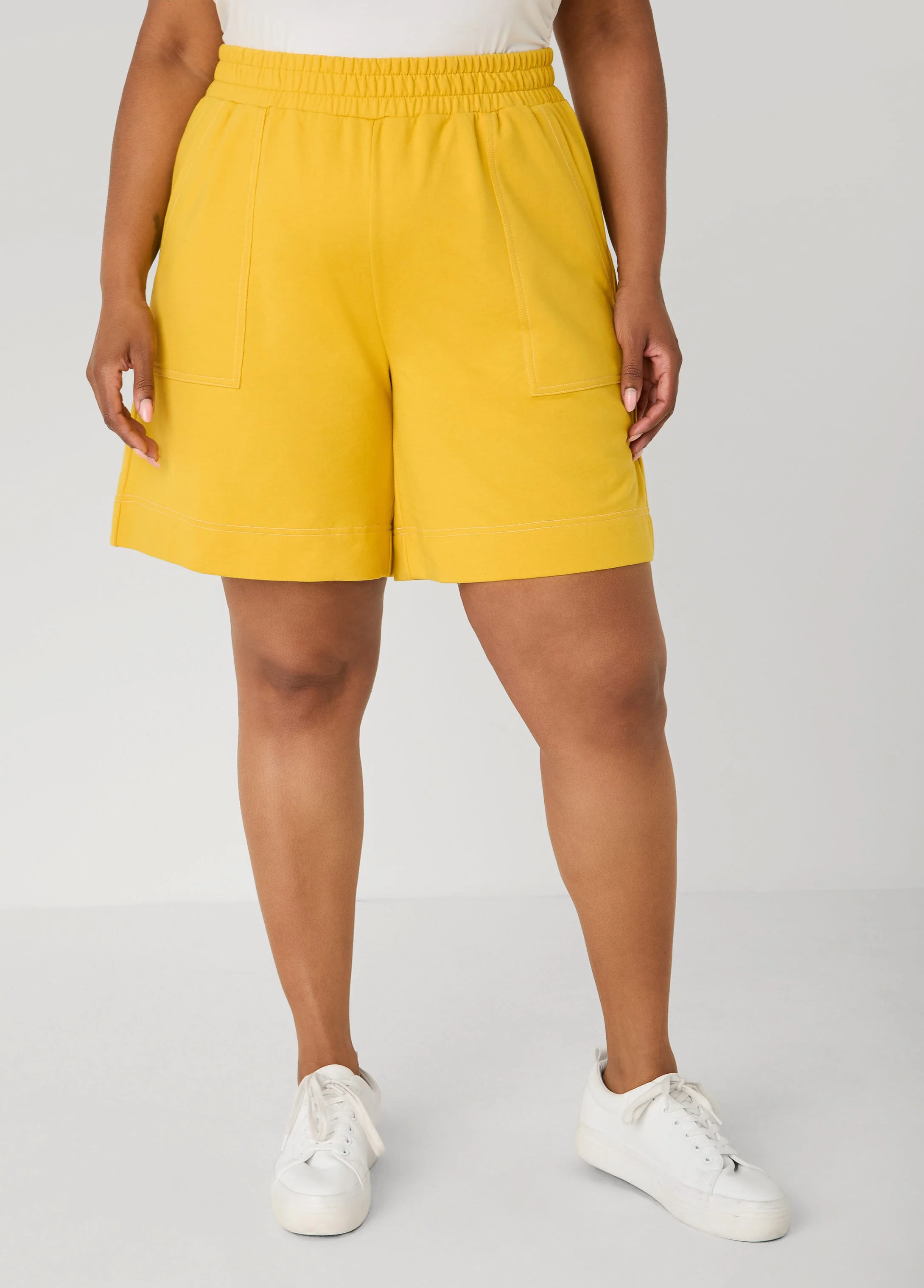 Seam Detailed Bermuda Shorts - Image 4