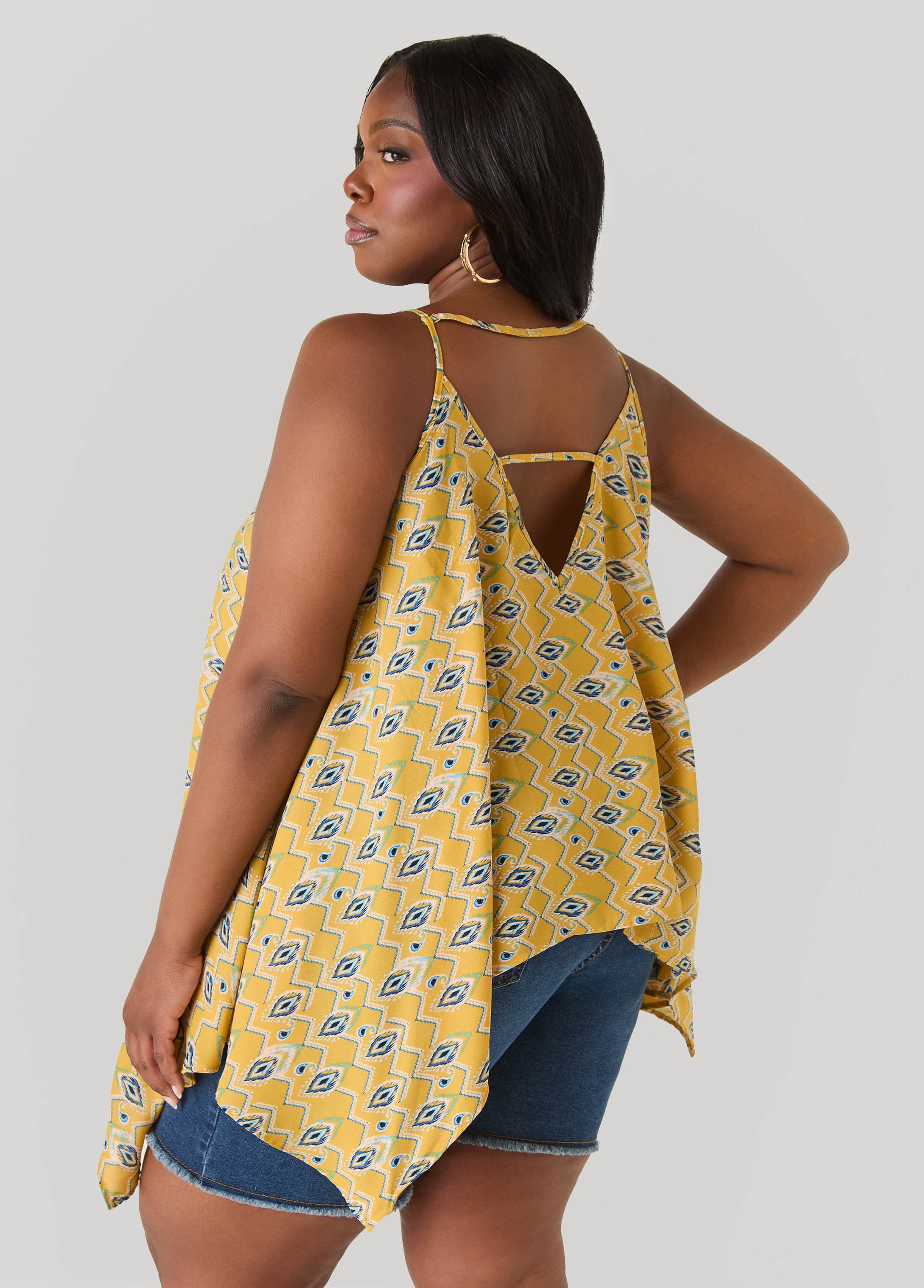 Printed Handkerchief Tank - Image 13