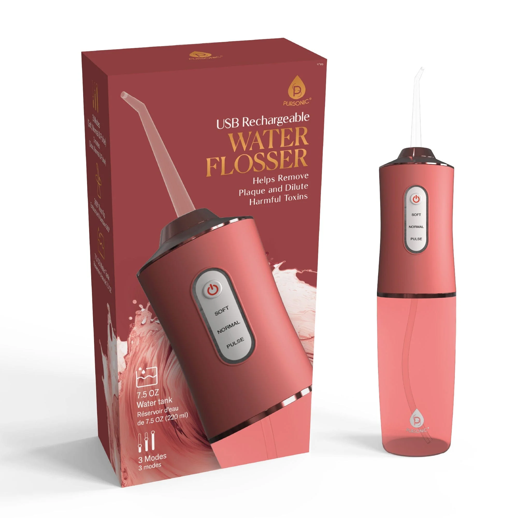 Pursonic USB Rechargeable Water Flosser - Image 5