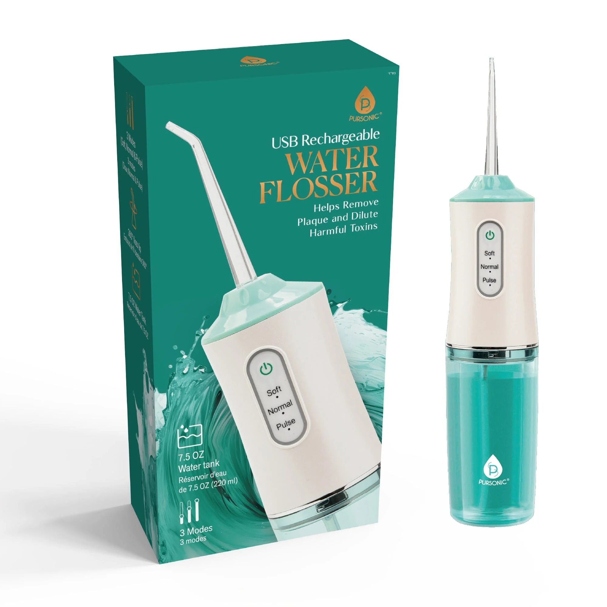 Pursonic USB Rechargeable Water Flosser - Image 6