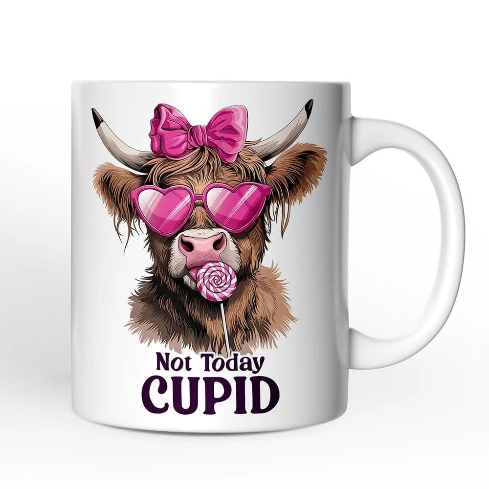 Not Today Cupid Ceramic Mug - Image 2