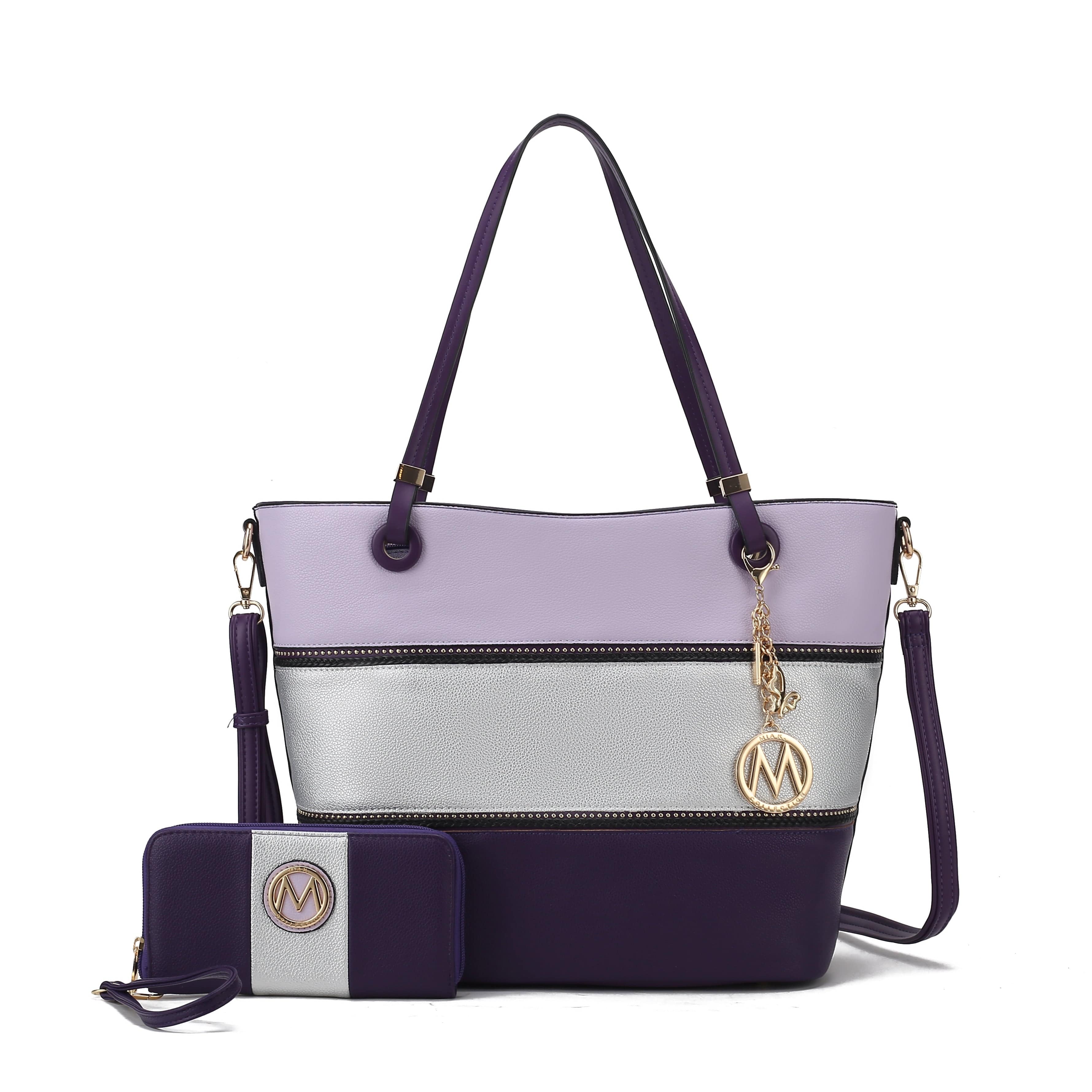 Vallie Colorblock Tote Bag Set - Image 15