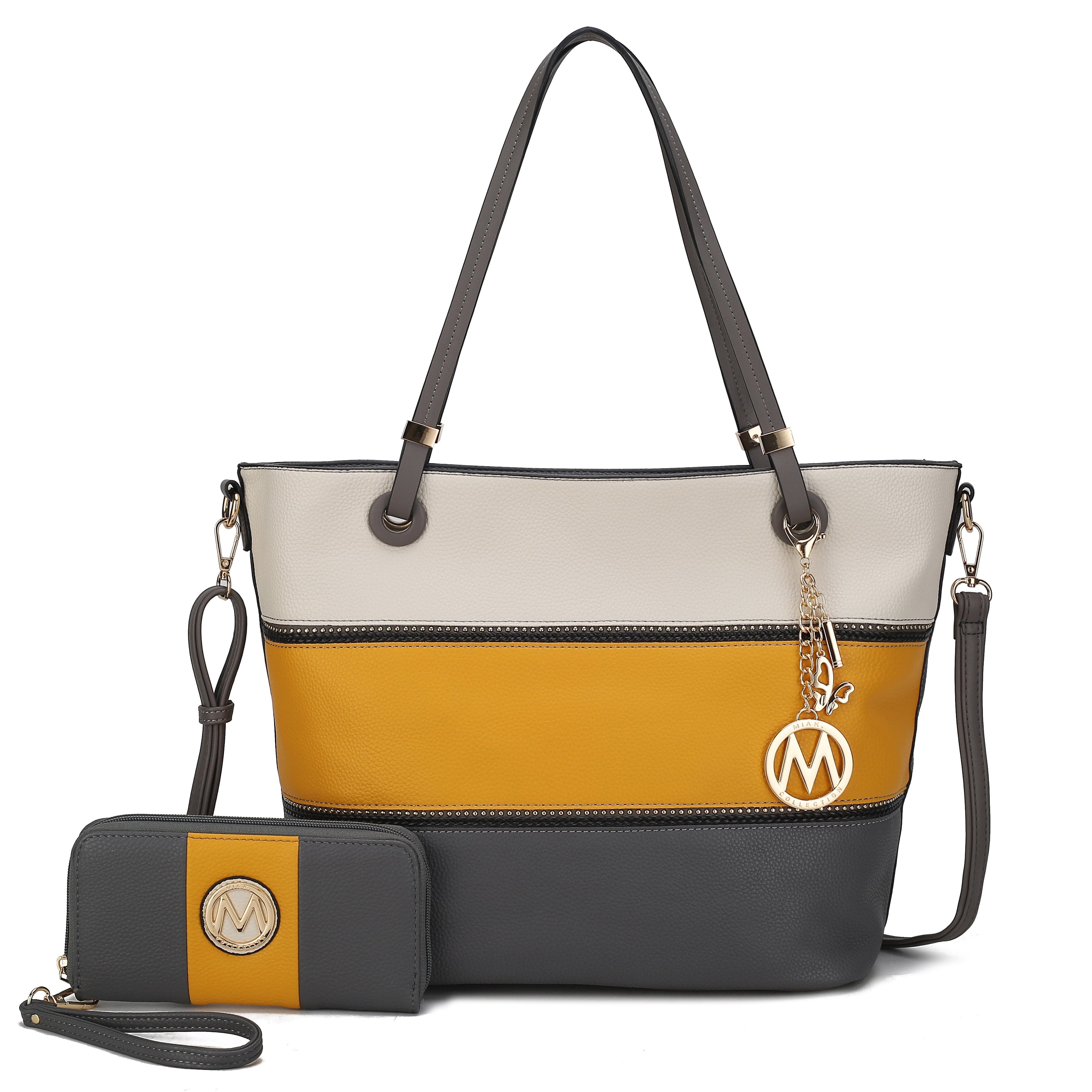 Vallie Colorblock Tote Bag Set - Image 5