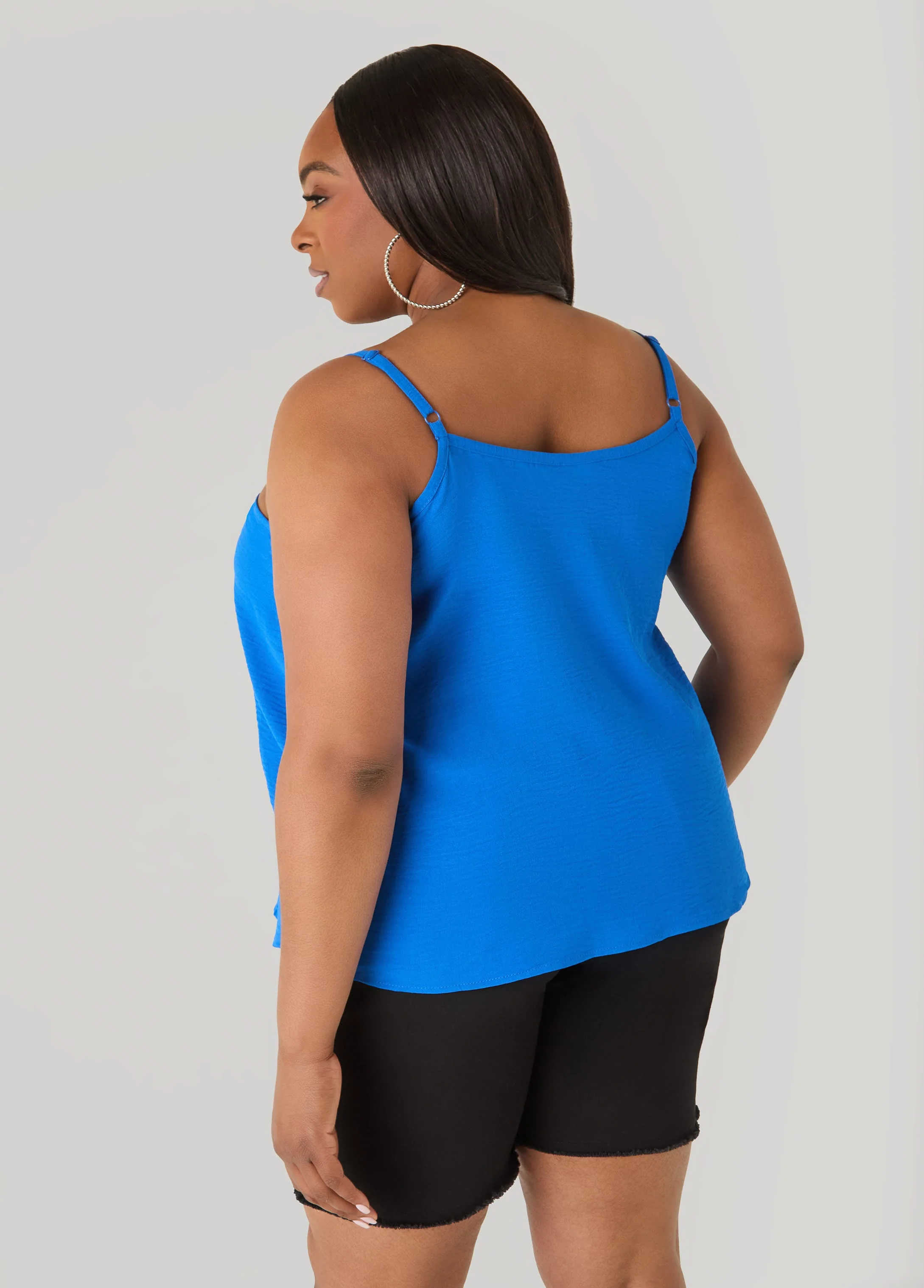 Textured V Neck Cami - Image 12