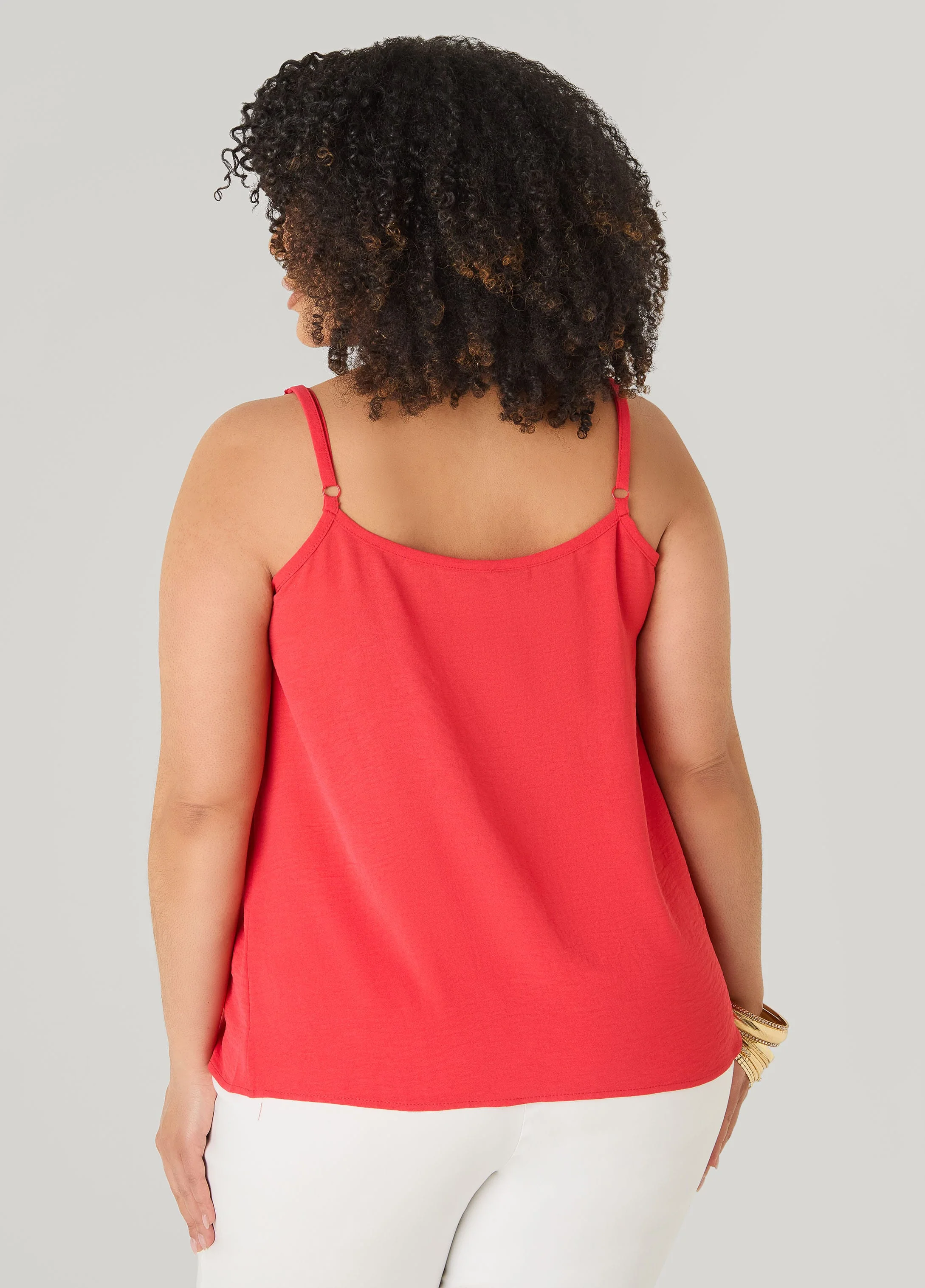 Textured V Neck Cami - Image 17