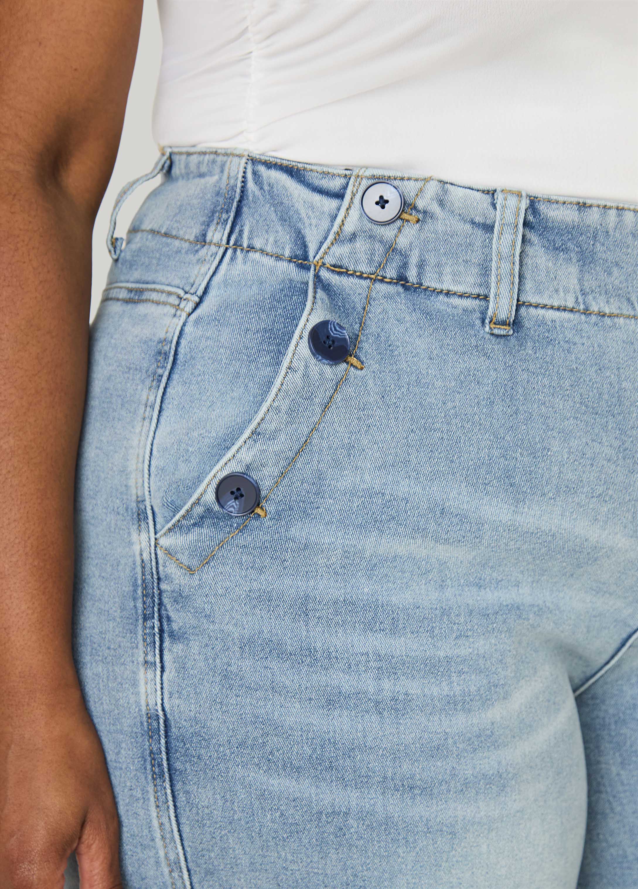 Denim Sailor Capris - Image 4