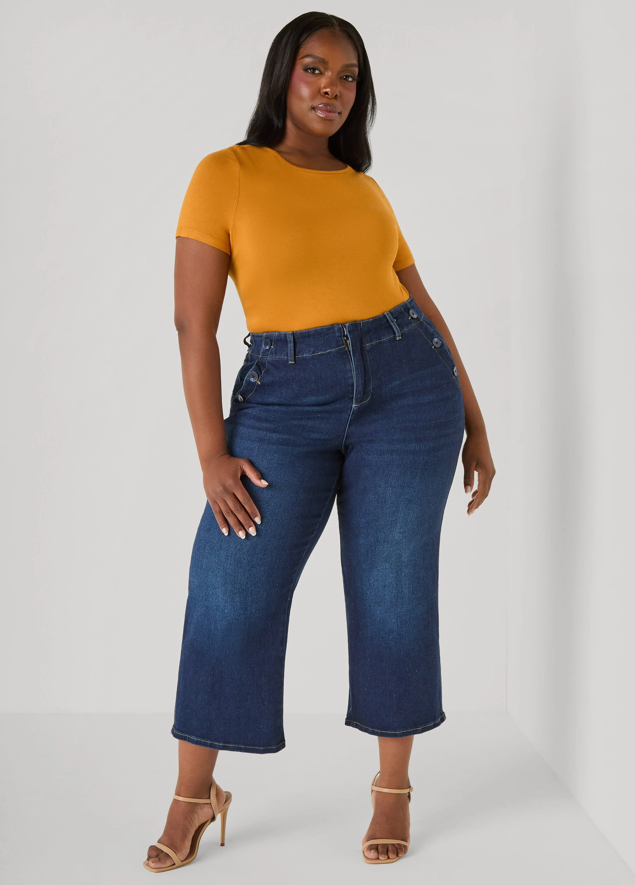 Denim Sailor Capris - Image 6