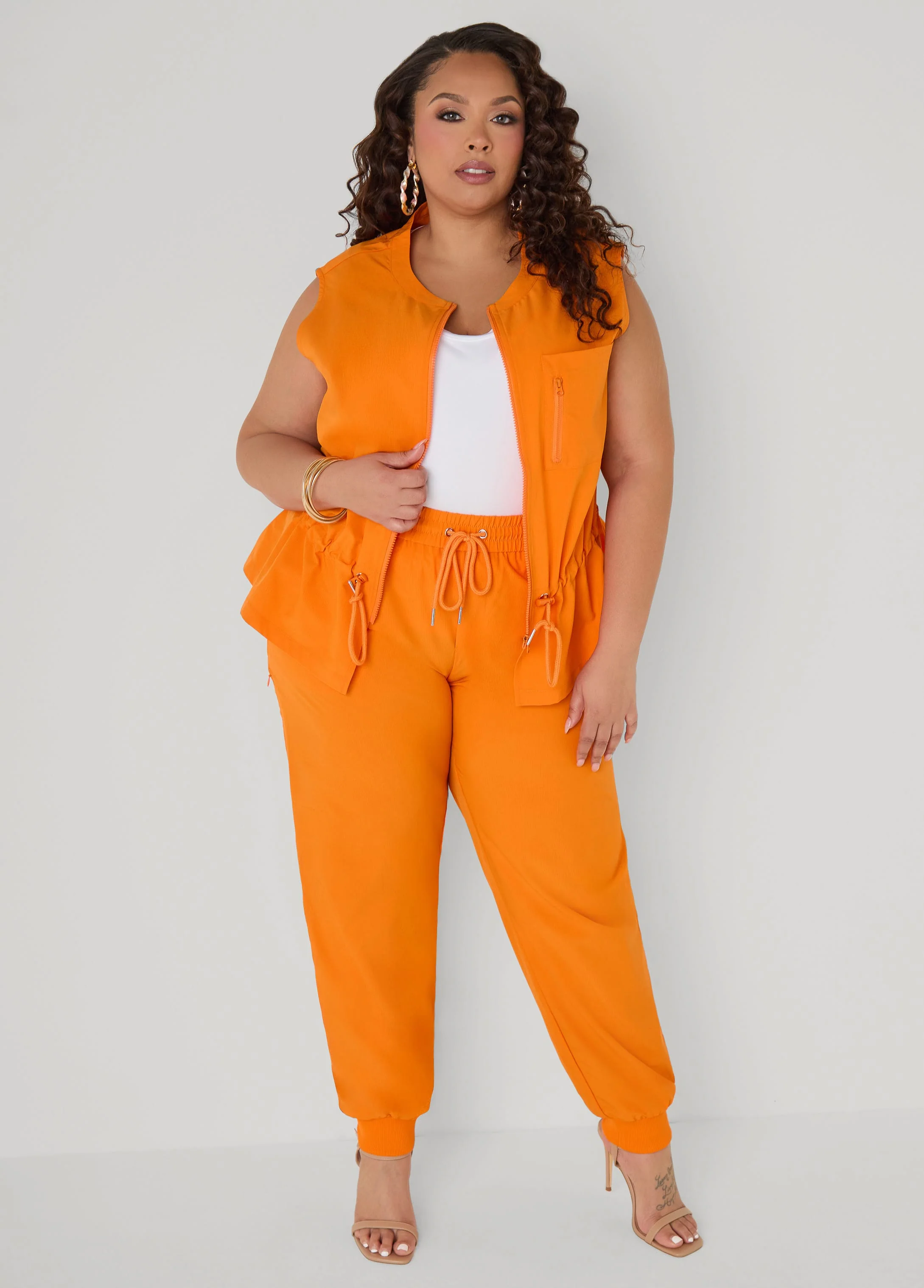 Mid Rise Drawstring Joggers