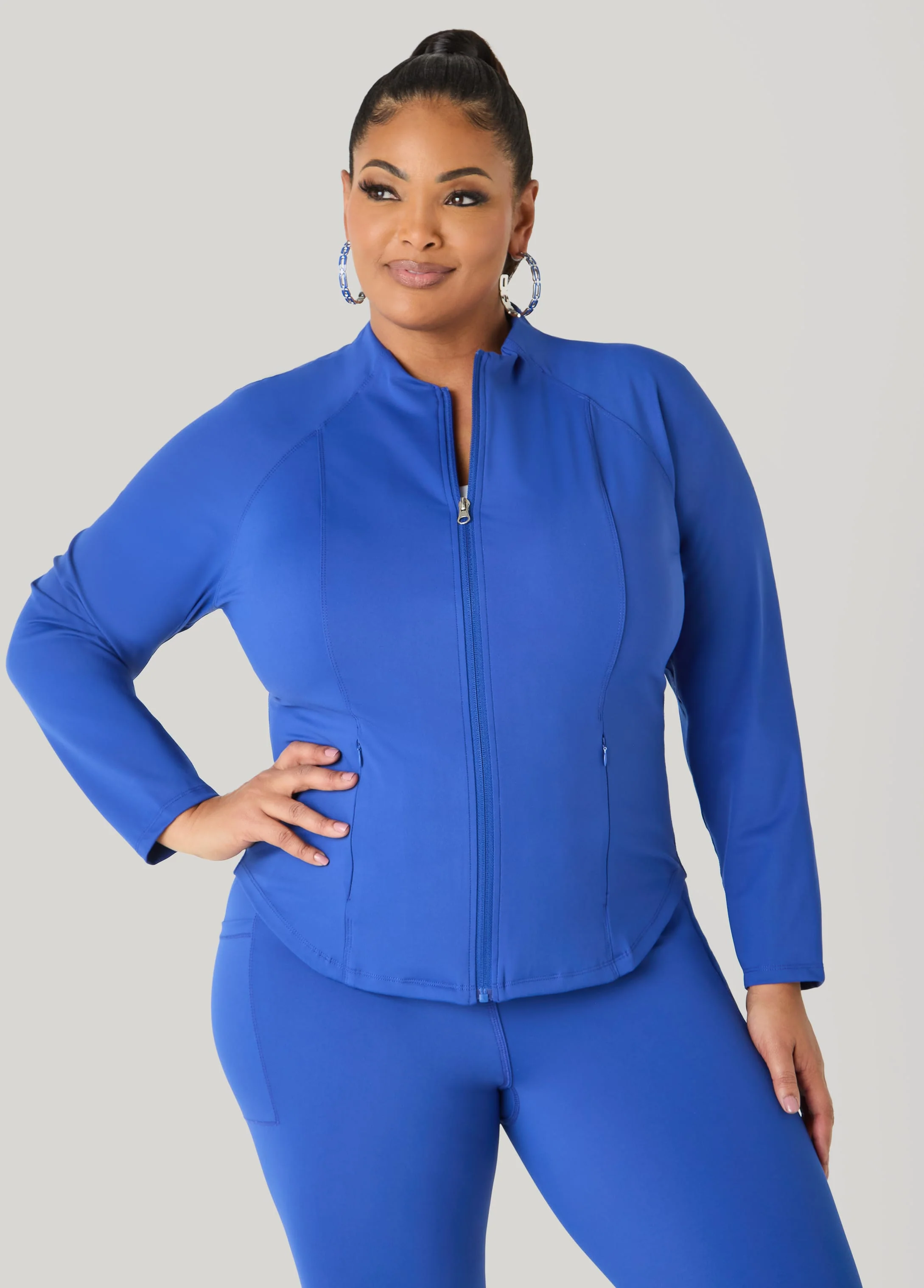 Zip Front Athletic Jacket - Image 11