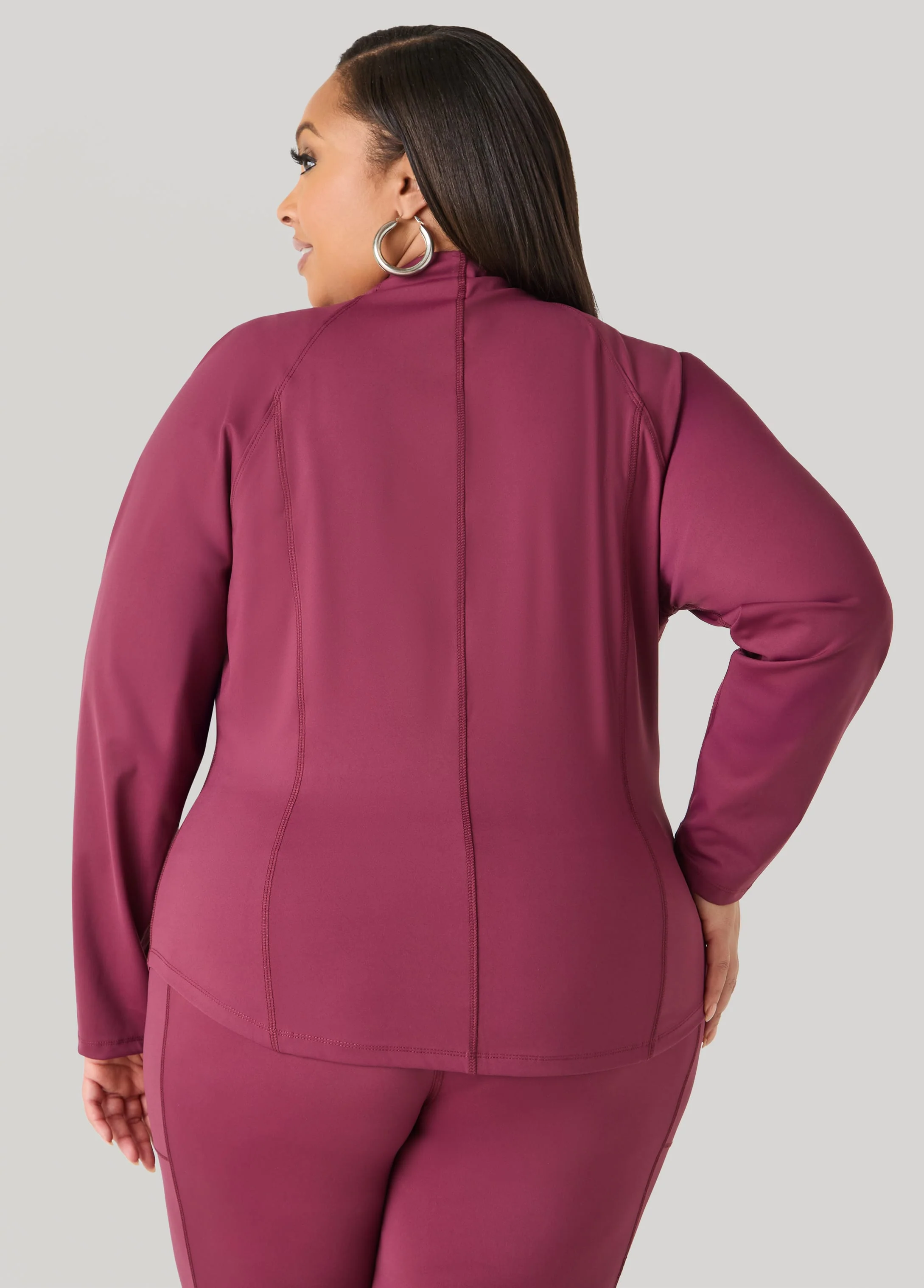Zip Front Athletic Jacket - Image 5